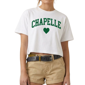 Chapelle — Heart Collection Crop Tee