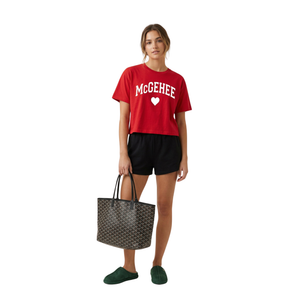 McGehee — Heart Collection Crop Tee