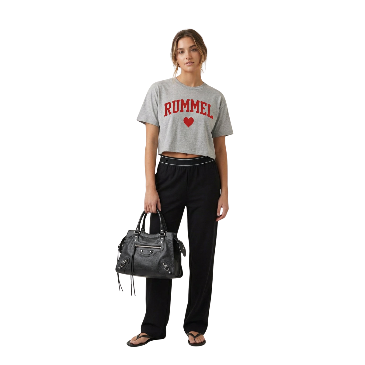 Rummel — Heart Collection Crop Tee