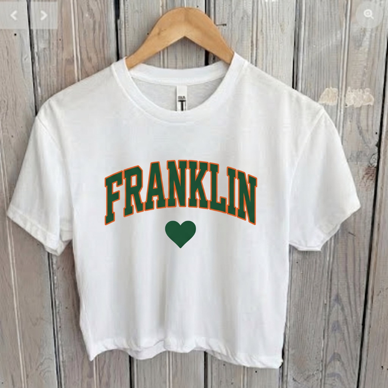 Franklin — Heart Collection Crop Tee