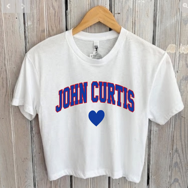 John Curtis — Heart Collection Crop Tee