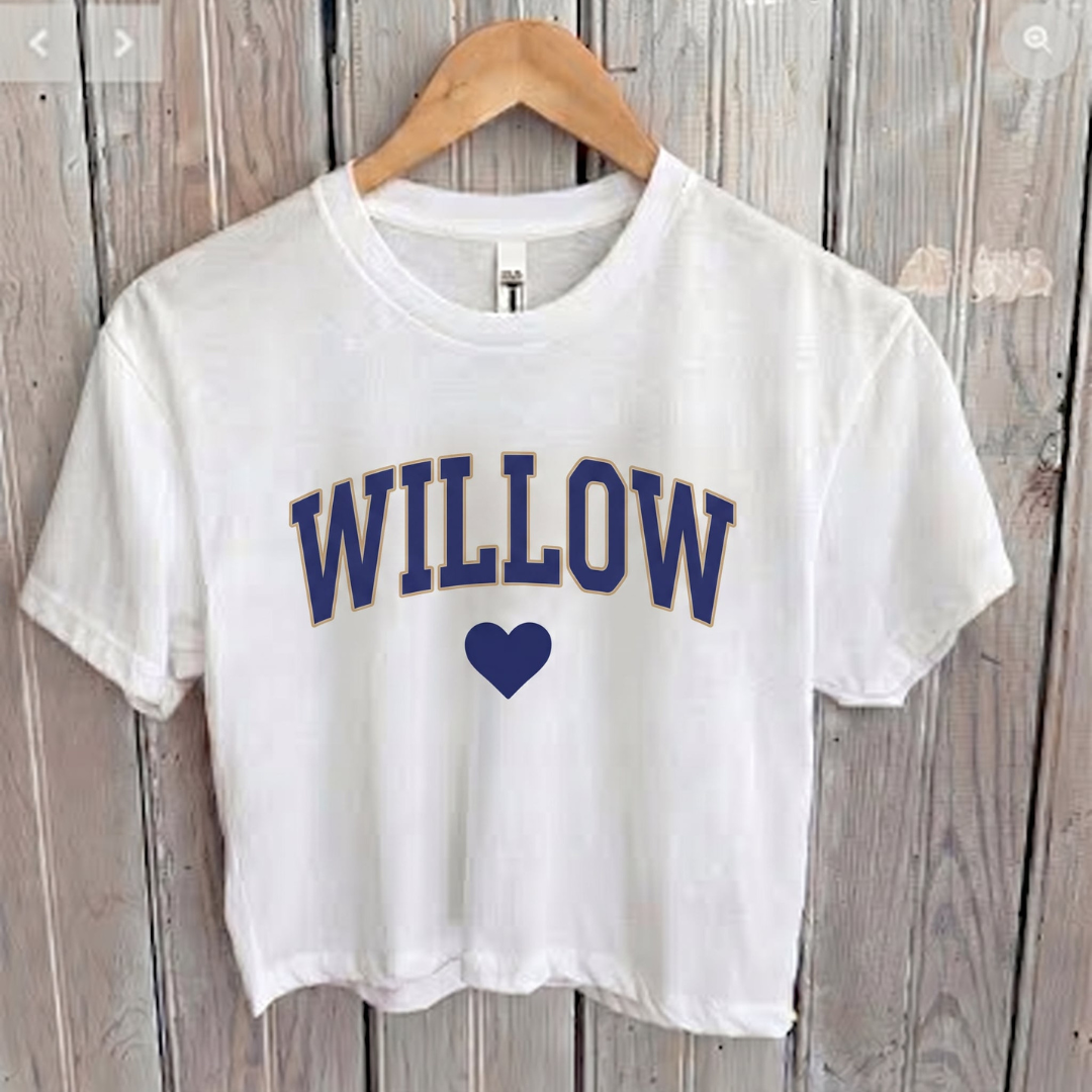 Willow — Heart Collection Crop Tee