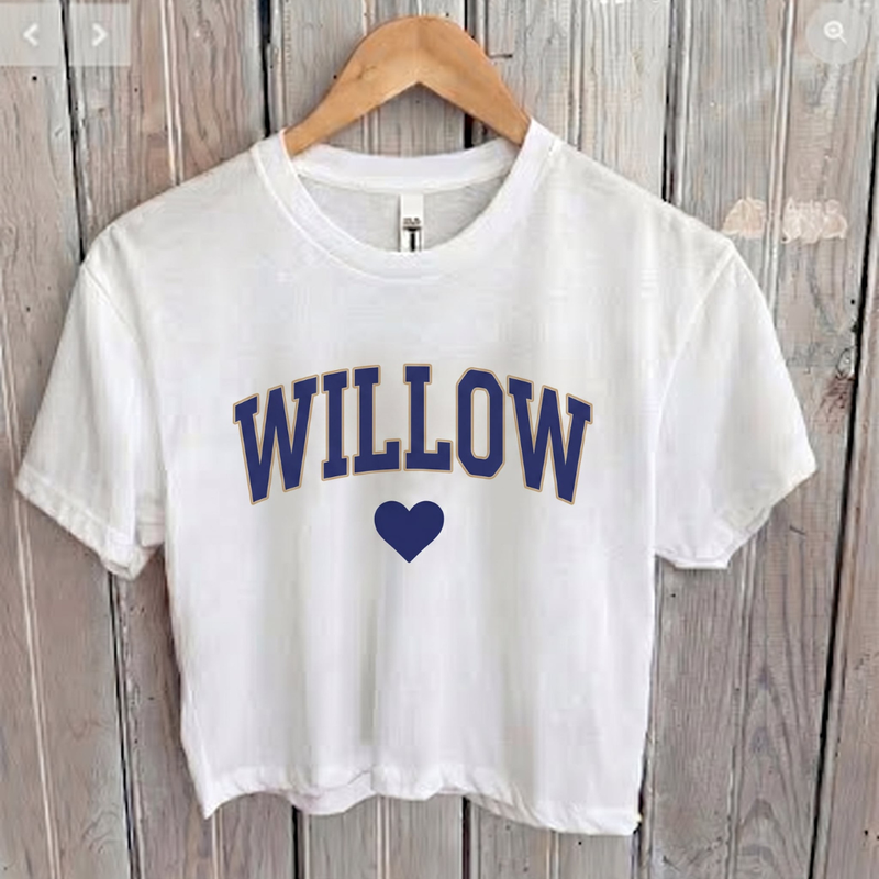 Willow — Heart Collection Crop Tee