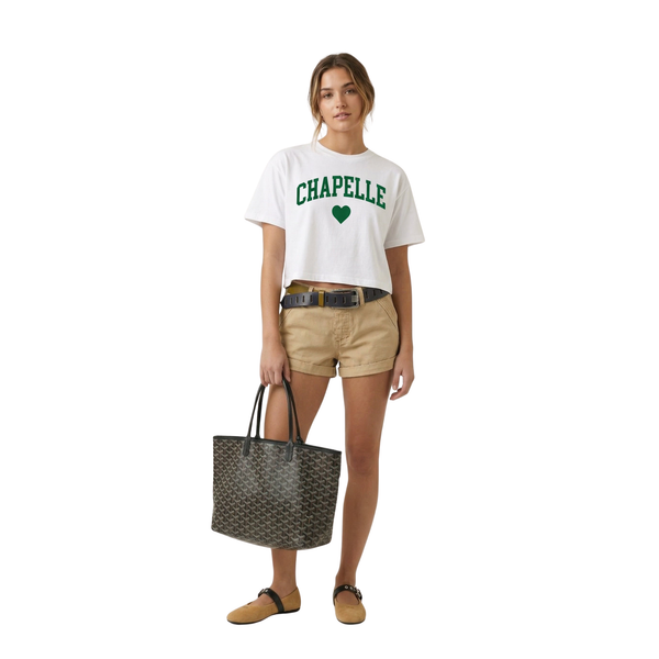 Chapelle — Heart Collection Crop Tee