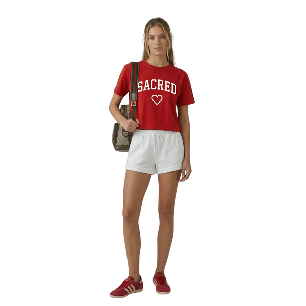 Sacred Heart — Heart Collection Crop Tee