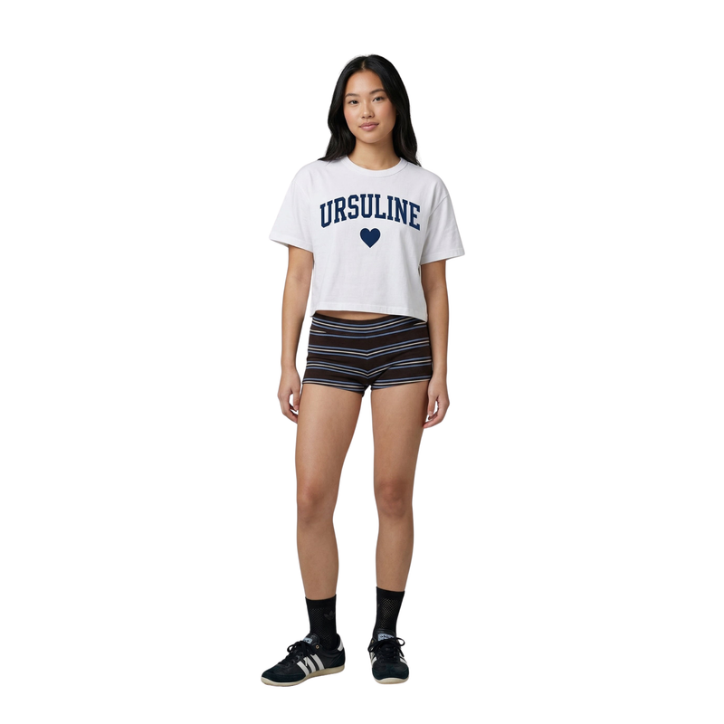 Ursuline — Heart Collection Crop Tee